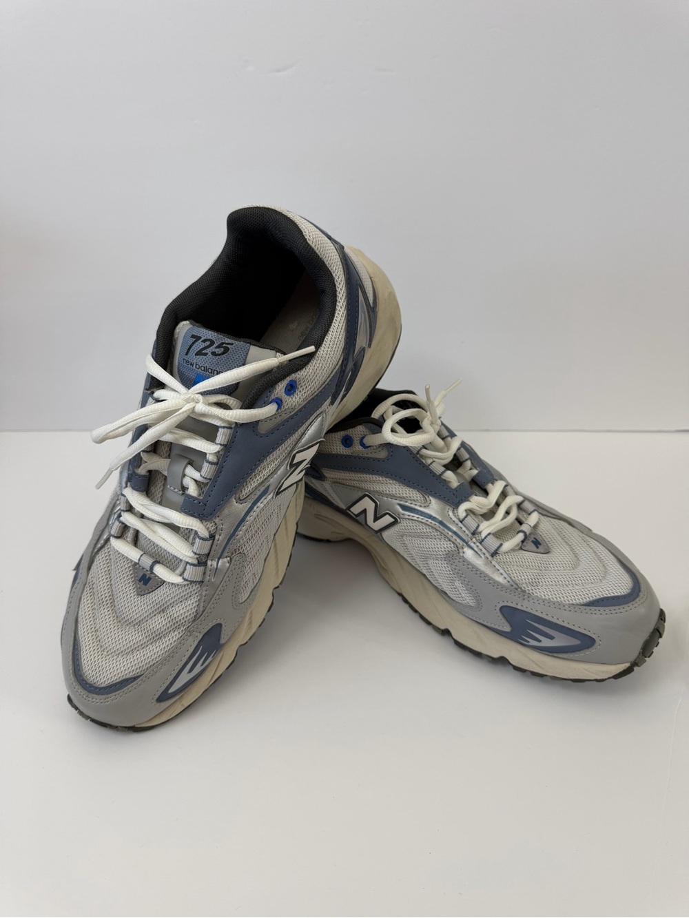 New Balance 725 Grey Blue White Gray ML725AG Size 12